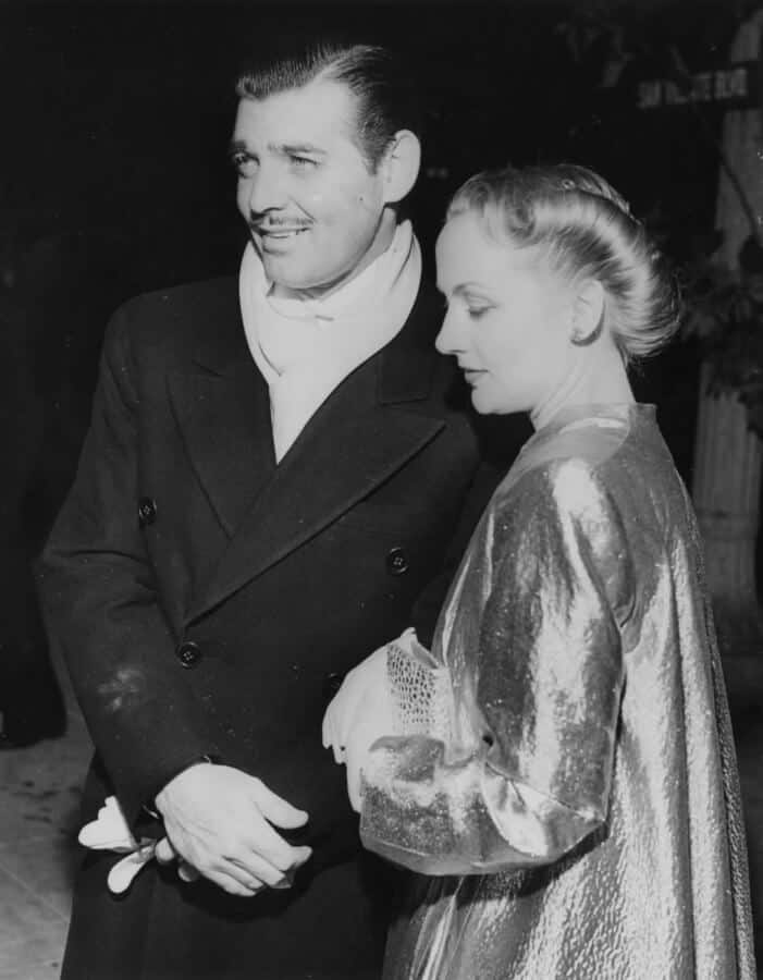 Clark Gable With Db Overcoat And Huge Overlap Paired With Contrasting Scarf Clark Gable with DB overcoat and huge overlap paired with contrasting scarf