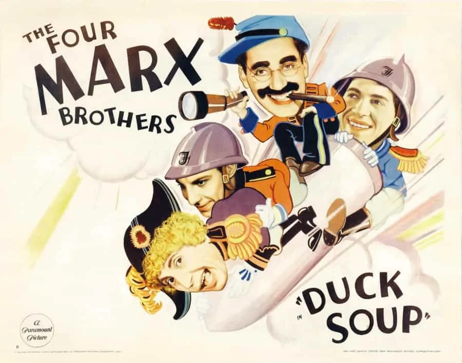 Duck Soup starring the Marx Brothers