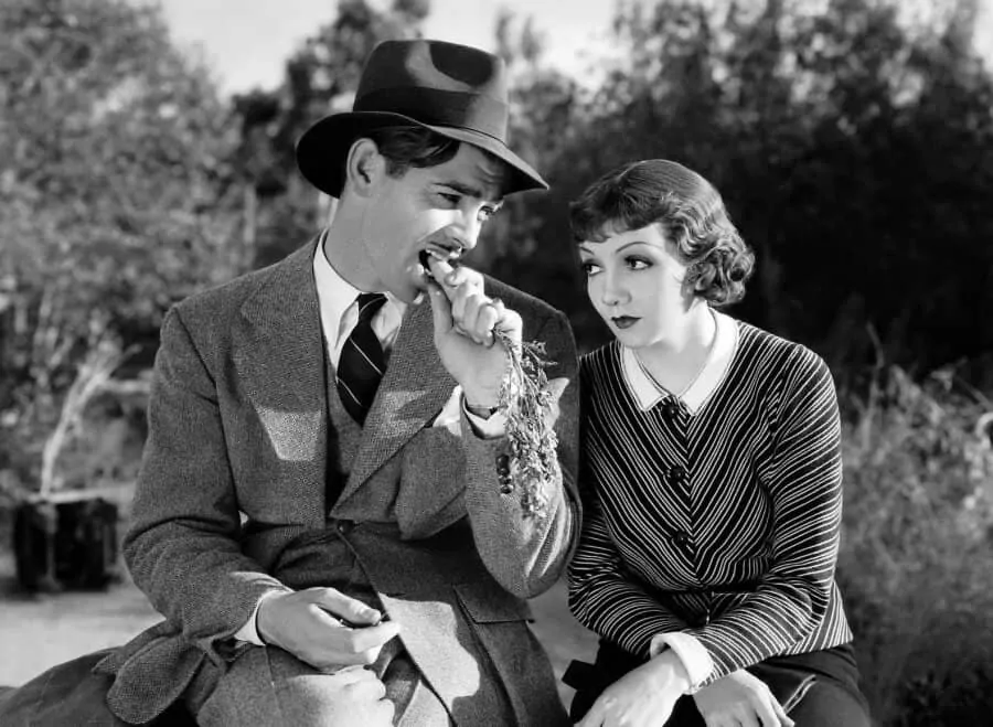 Gable in It Happened One Night 1934