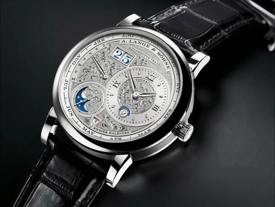 LANGE 1 TOURBILLON Perpetual Calendar from 2013 -limited to 15 pieces