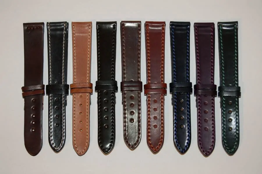 Various leather straps