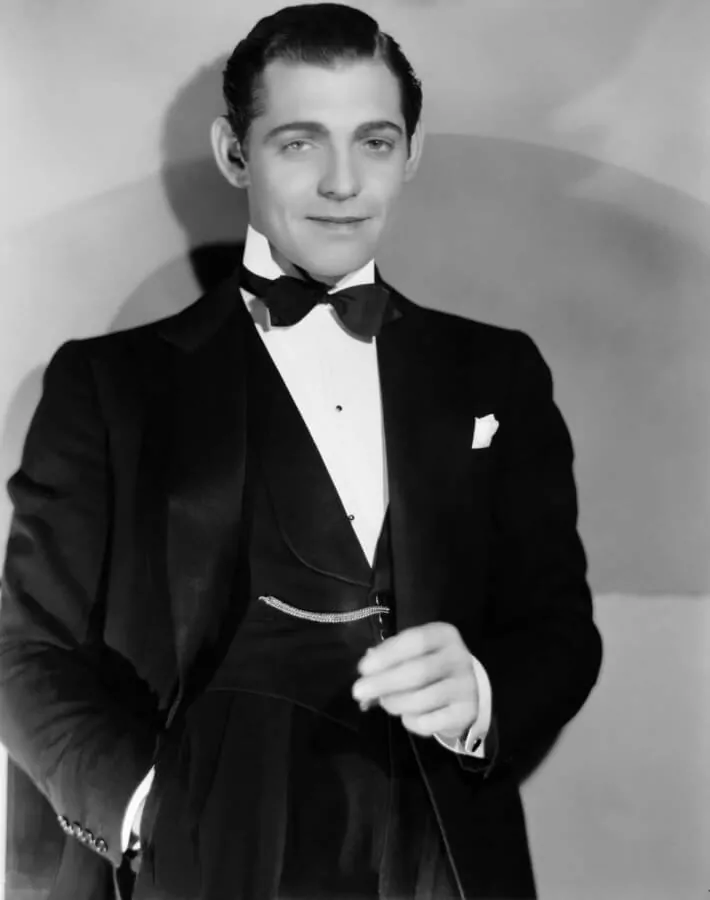 Young Clark Gable in Black Tie