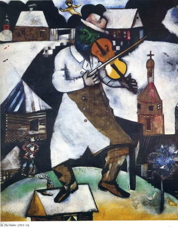Fiddler by Marc Chagall