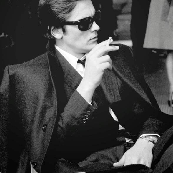 Alain Delon Smoking In Rome 1969 Alain Delon smoking in Rome 1969