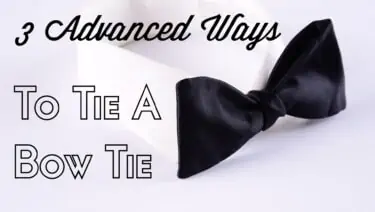 Cover showing a black bow tie