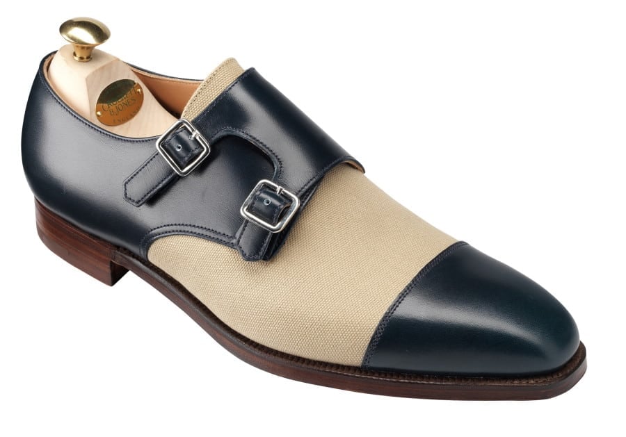 Crockett & Jones Ebury Spectator Double Monk in Navy