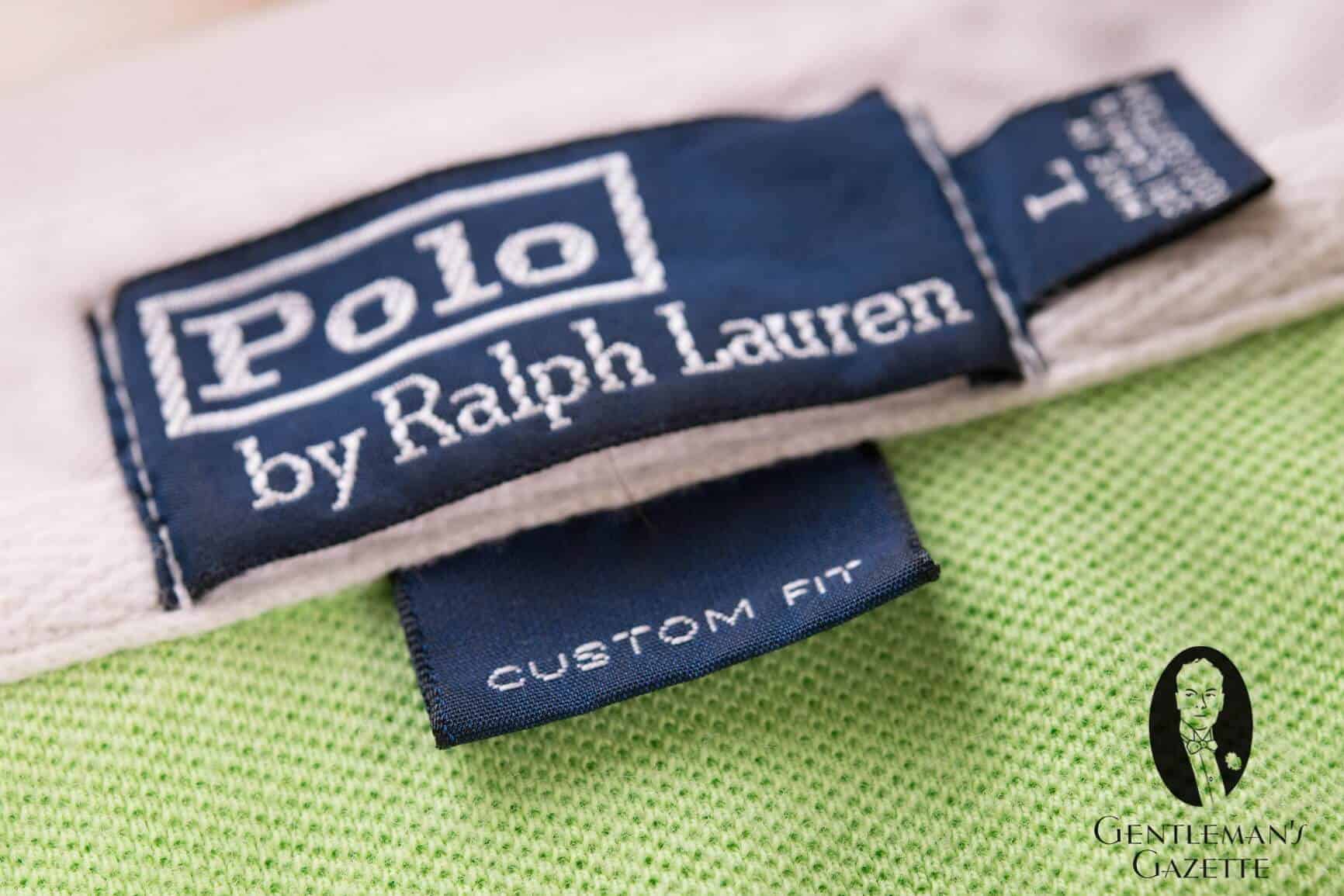 Polo RL Mens Los Angeles Custom Fit Polo-French Navy/LA