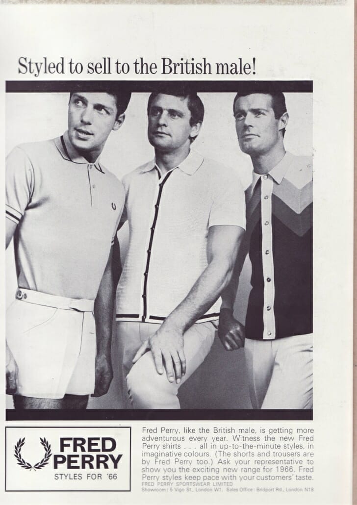 Fred Perry Styles for 1966