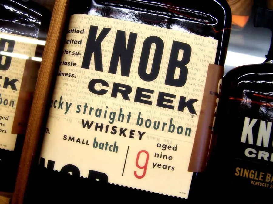 Knob Creek is another quintessential American whiskey