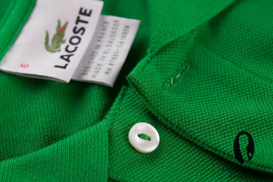 Lacoste Sizing and 2 hole Mother of Pearl Buttons