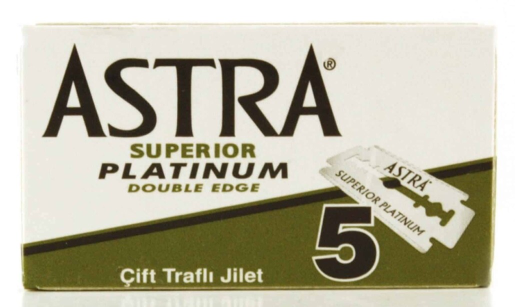 Pack of 5 Astra blades