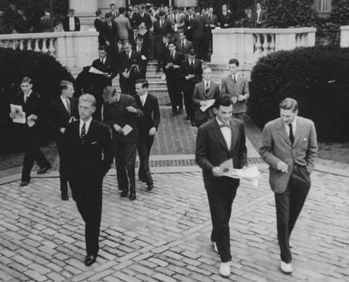 Yale students in more formal Ivy attire