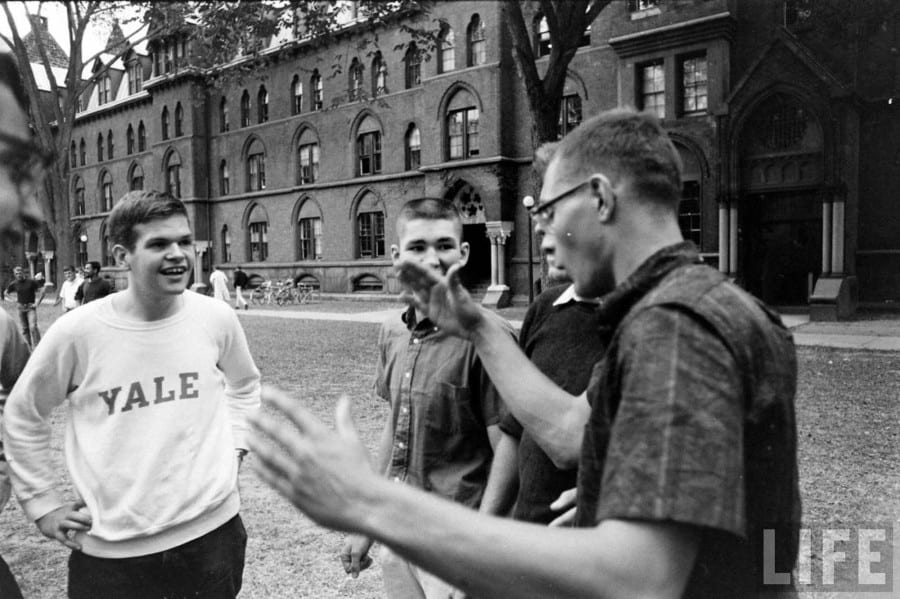 Yale students in the 1960