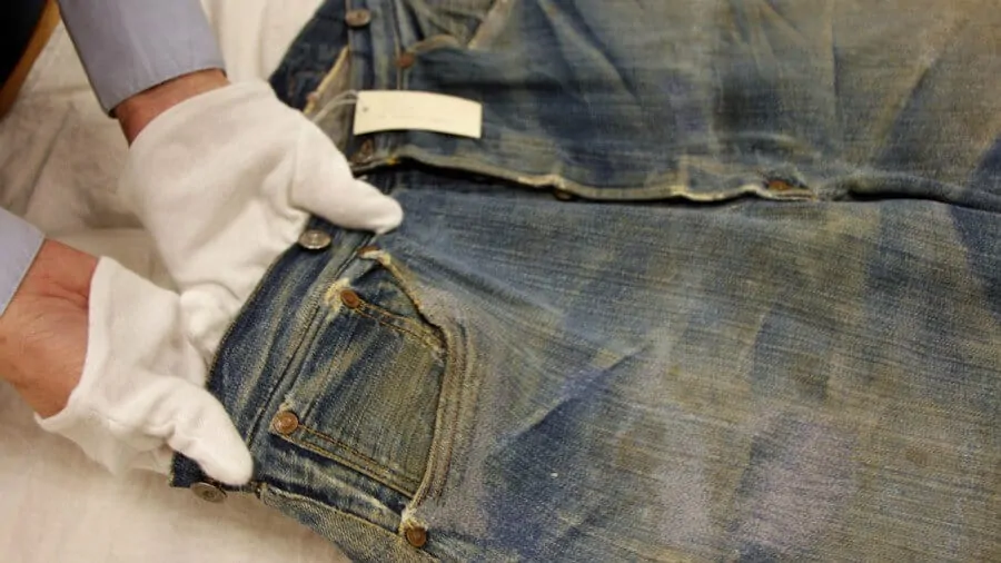 A 136 year old pair of Levi jeans