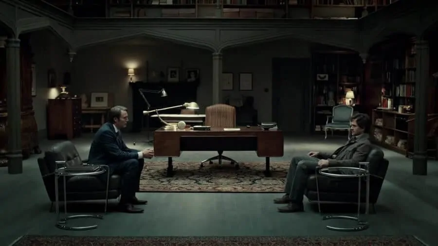 Hannibals office is a direct reflection of his style