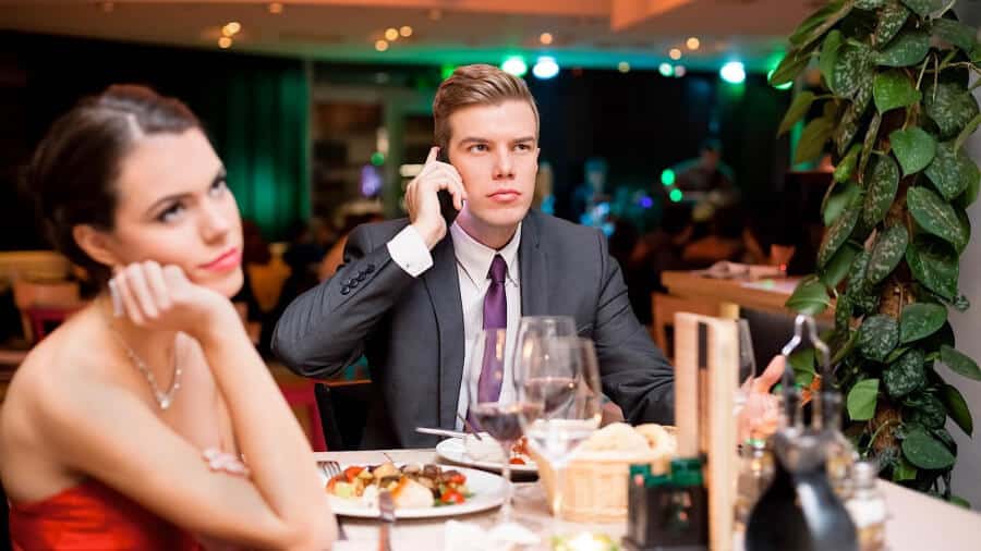 Her Response Is Not Uncommon If You Have A Phone Out At A Restaurant Her response is not uncommon if you have a phone out at a restaurant