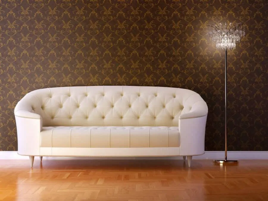 A sofa can be used to give depth to a room and texture