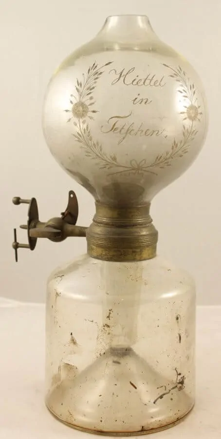 A vintage lamp lighter