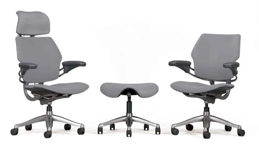 Humanscale Freedom Chair with and without headrest