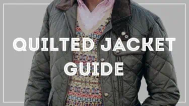 Cover showing a quilted jacket on top of a Fair Isle pattern sweater and a pink shirt