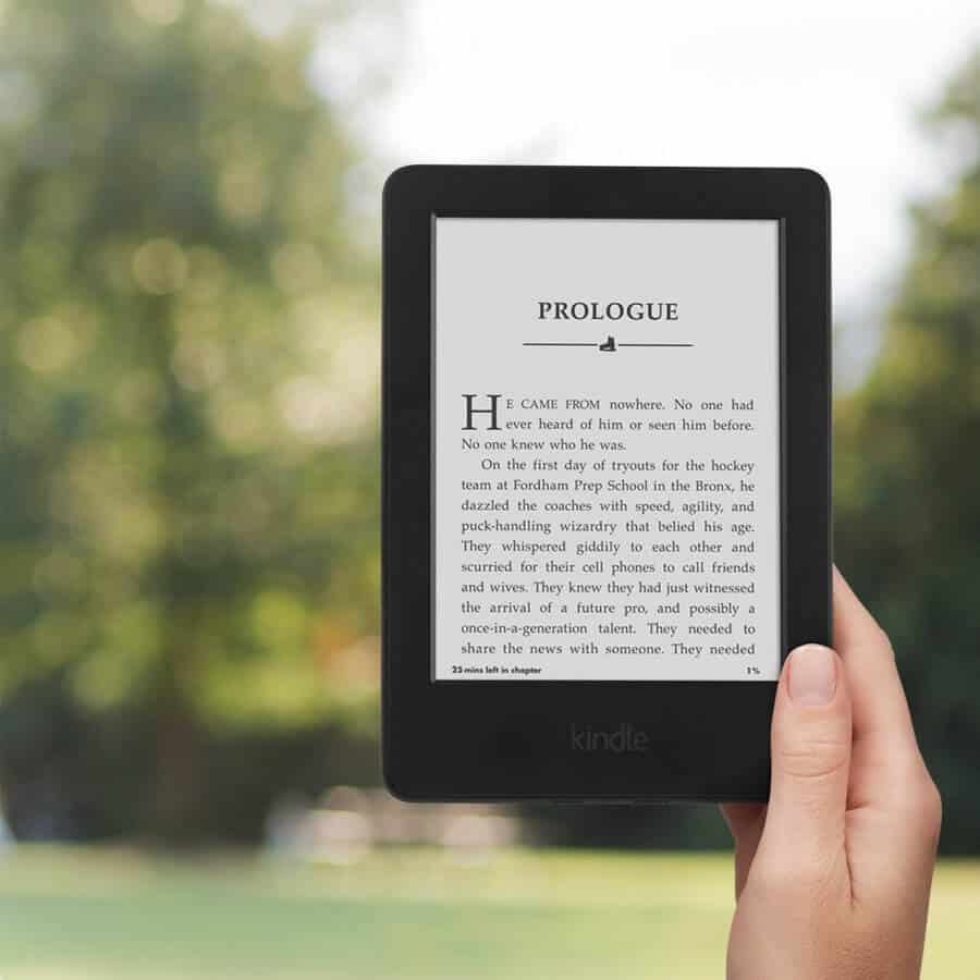 The Kindle Glare Free eReader