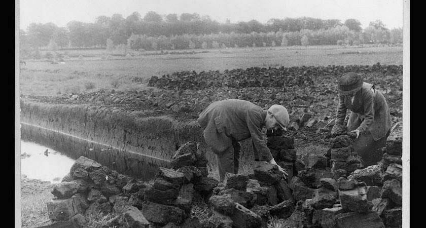 Irish Bog Workers at the turn of the 20th century
