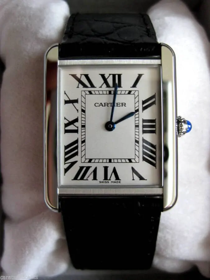 Quintessential Cartier Tank Dress Watch