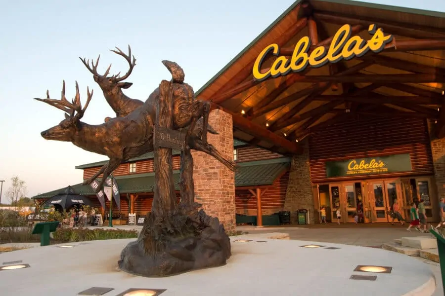 Cabelas is the modern hunting store for camo and guns