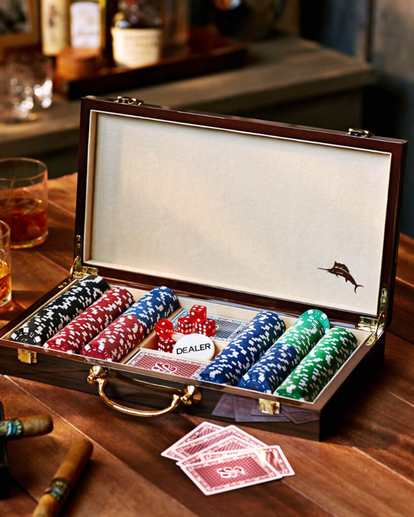 A poker chip set is a must have for any game
