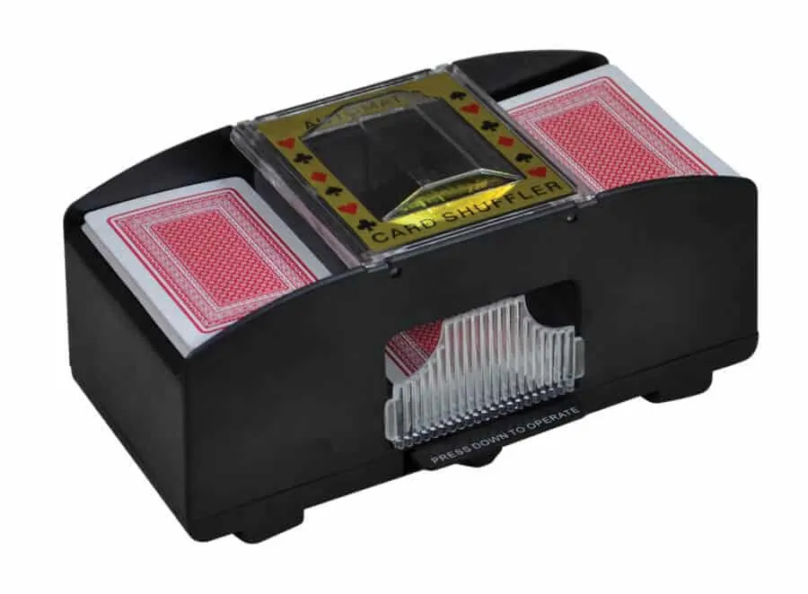 An automatic card shuffler is a great tool to have