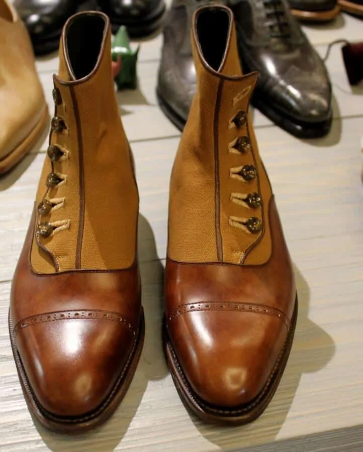 Historic FLACK & SMITH Bespoke Spade Sole, High Button Shoes (Boots) Circa,  1910: UK 5E/F (38D/E) | Classic Shoes For Men