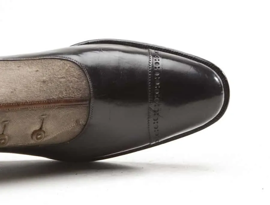 Bristol Women's Vintage Button Boots (White/Black) – American Duchess
