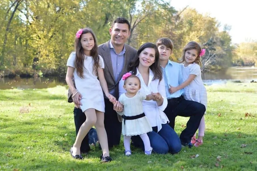 Antonio Centeno, wife and kids