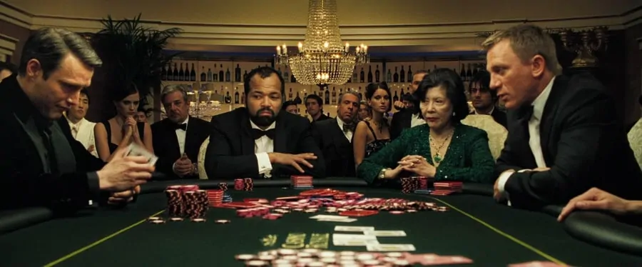 The poker game in Casino Royale
