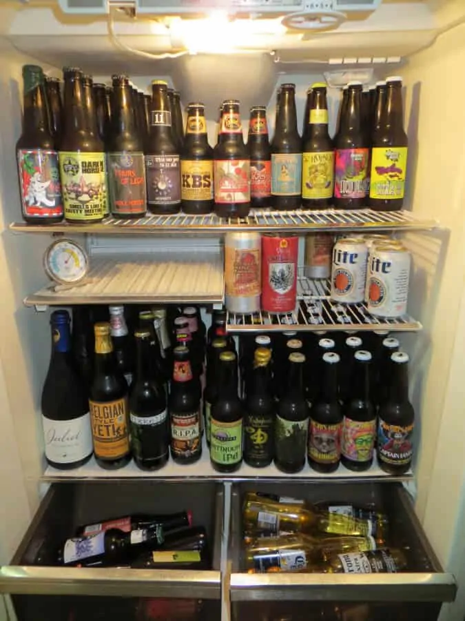 A well stocked beer fridge is the hit of summer parties