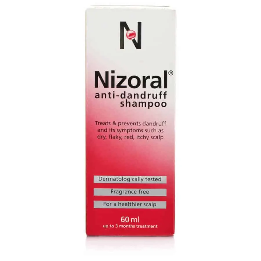 Nizoral is a top recommend dandruff shampoo