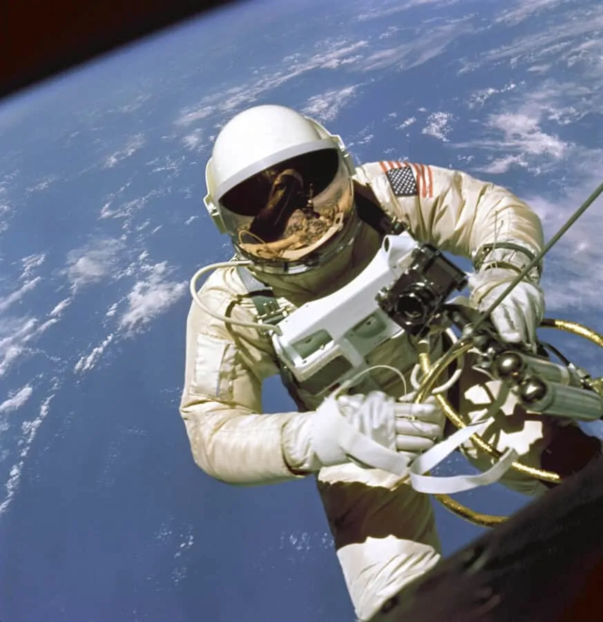 Omegas first spacewalk on the wrist of astronaut Ed White