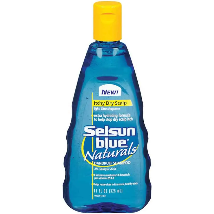 Selsun Blue shampoo works to fight dandruff at the source