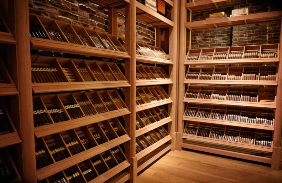 A walk in humidor for the ultimate collector