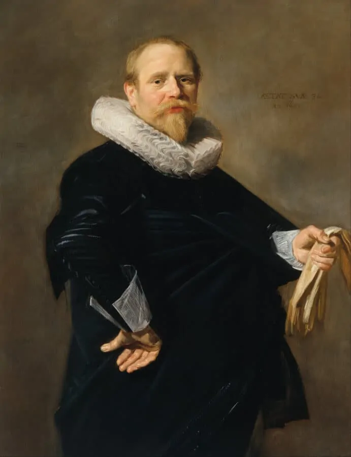 Frans Hals -Portrait of a Man with pleated Collar