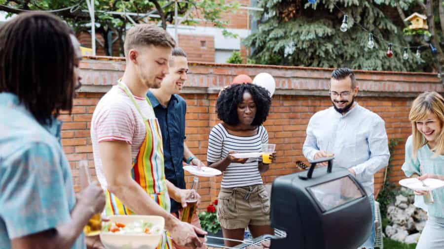 Adult only barbecues are a great way to spend time with friends