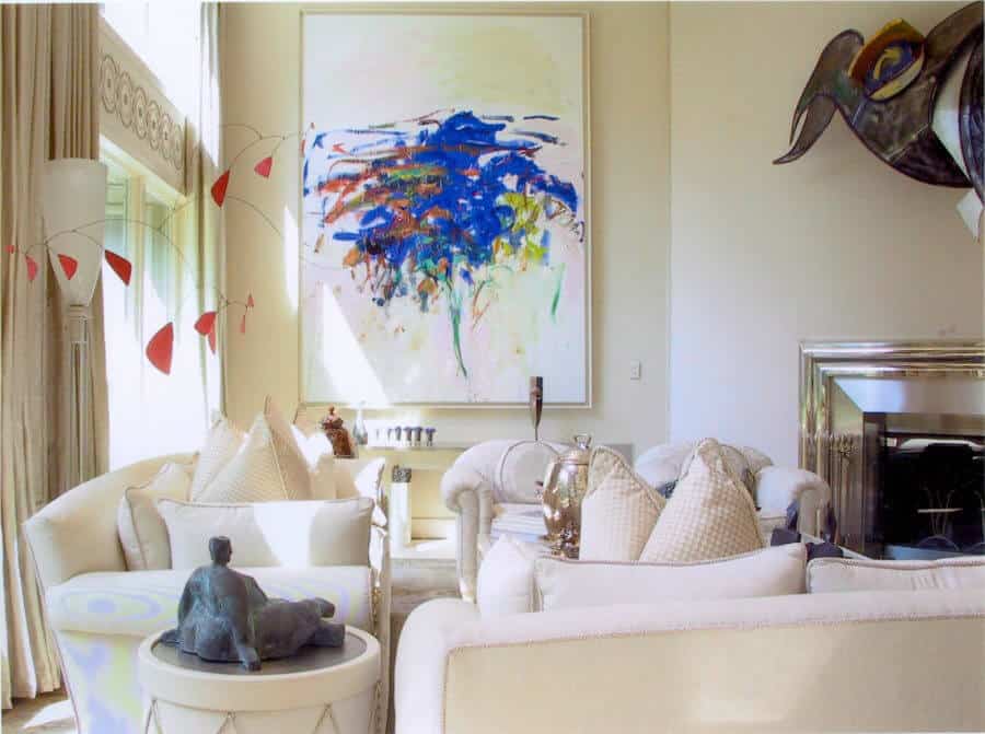 Art in Contemporary Living Room