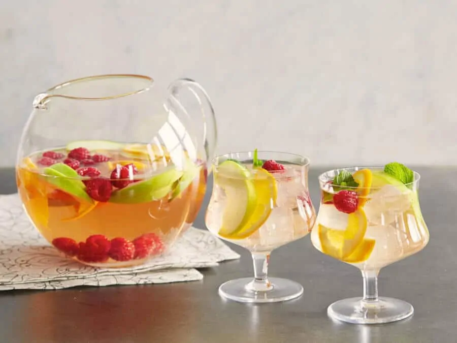 A punch bowl is a great option for batch cocktails