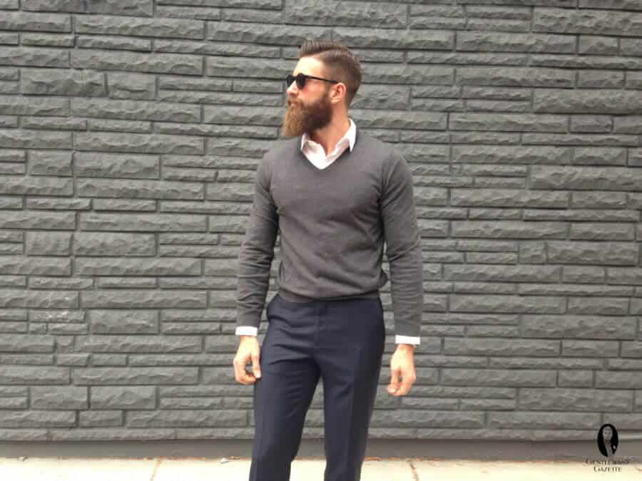 Beards can look great with all kinds of outfits