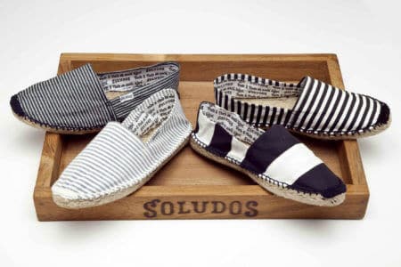 Espadrilles are classic summer shoes in Europe