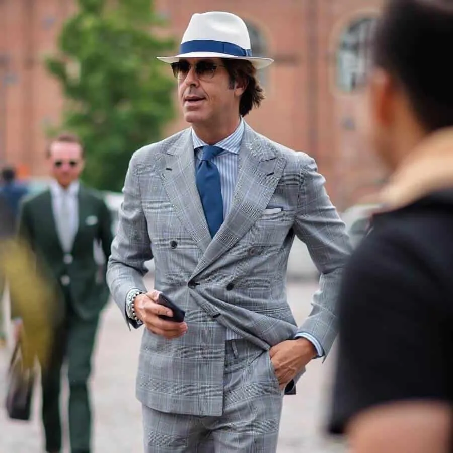 Francesco Celentano in combination of blue and grey Photo by fabriziodipaoloph
