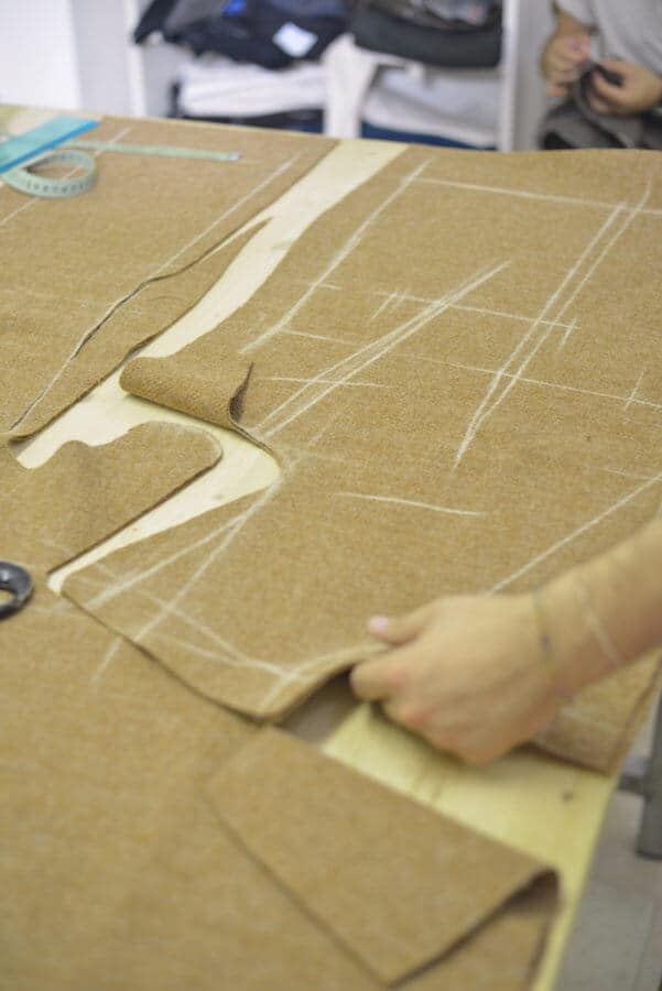 Handmade Pattern For A Bespoke Suit 2 Handmade pattern for a bespoke suit
