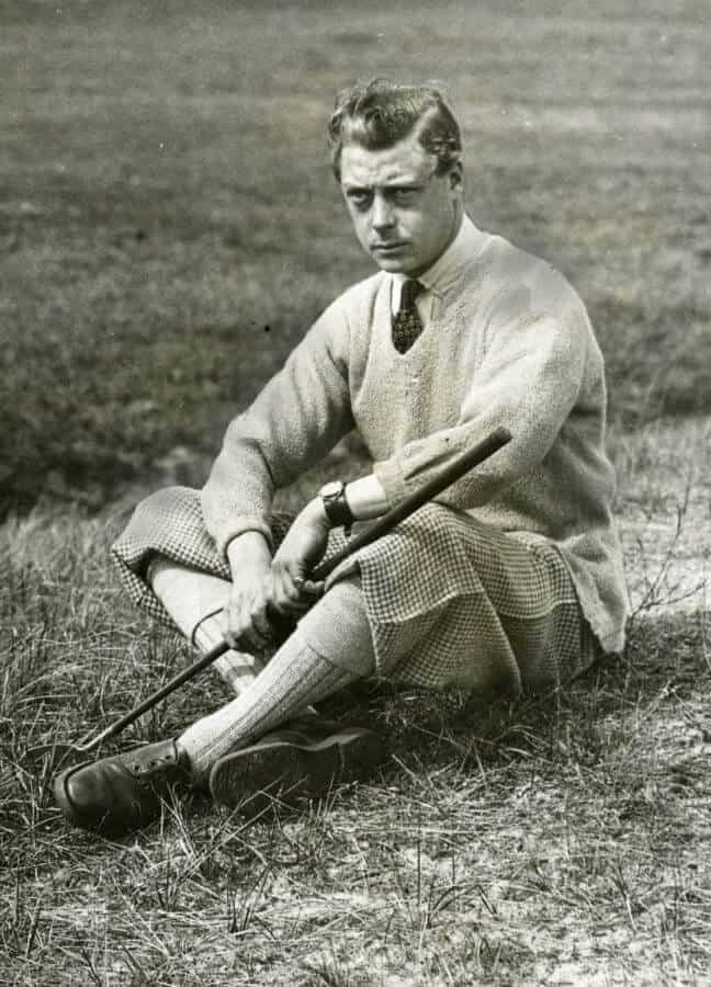 Duke of Windsor in Golf Attire