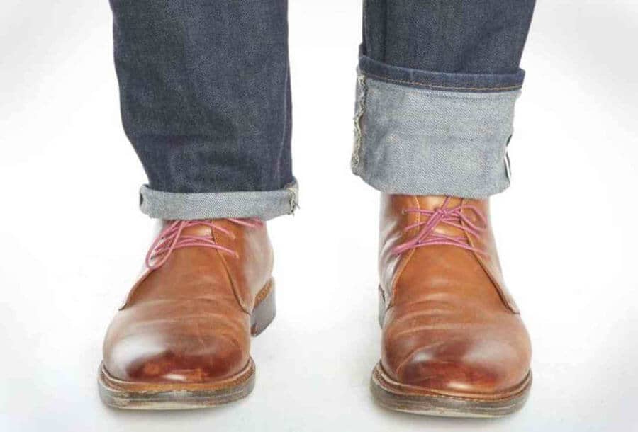 Types of pinrolls with boots and odd laces