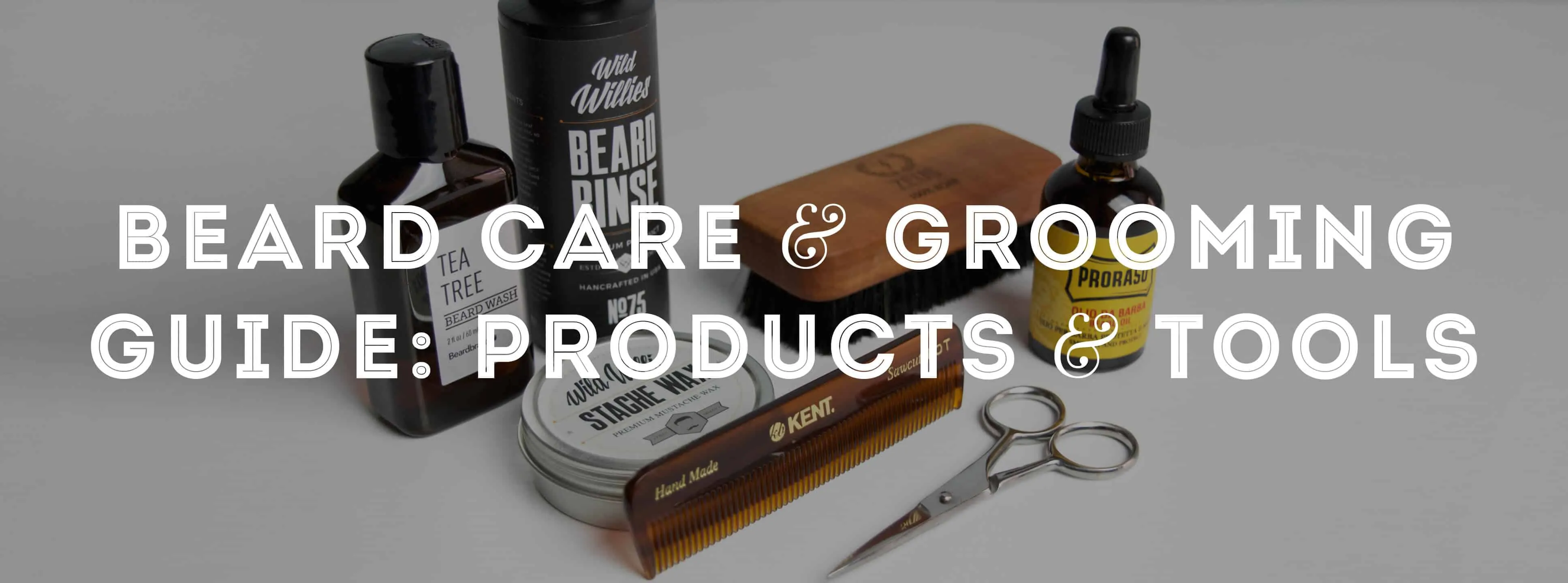 beard products tools